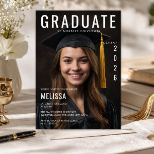 Faire-Part de Remise de Diplôme de Style Magazine