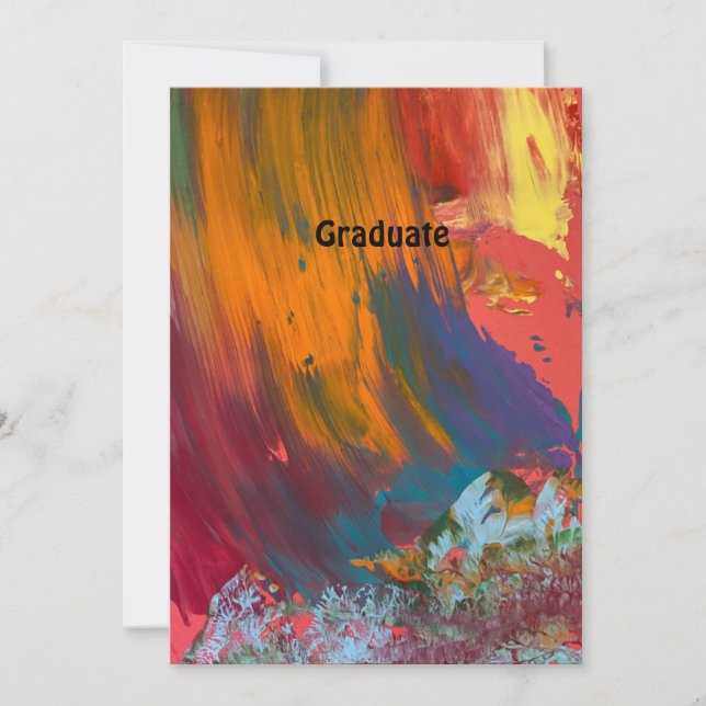 Faire-part de remise de diplômes (Devant)