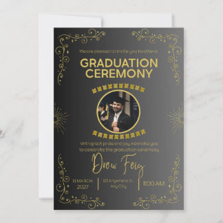 Faire-part de remise de diplômes | Fête de remise