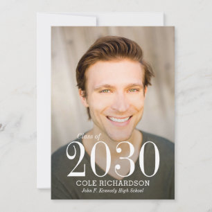 Faire-part de remise de diplômes intemporel