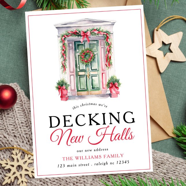 Faire-part Deck moderne Nouvelles Halls Porte de Noël Déménag (Créateur téléchargé)