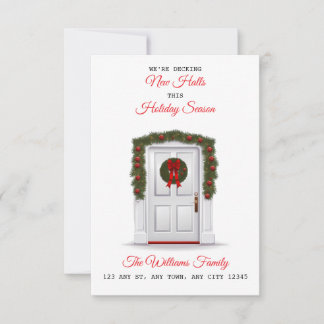 Faire-part Decking New Halls New Home Announcement