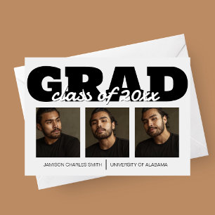 Faire-part Déclaration de Diplômé Gras Diplômé