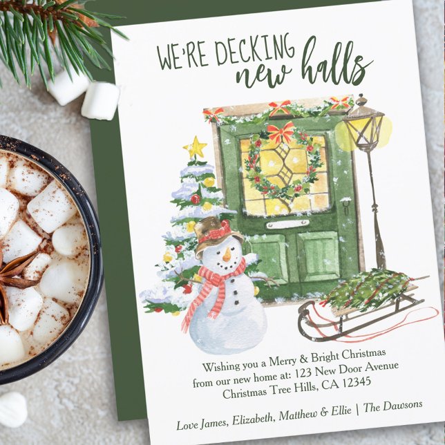 Faire-part Découvrir Nouvelles Halls Festive Porte de Noël Dé (Créateur téléchargé)