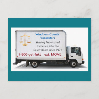 Faire-part Déménageurs du comté de Windham : Carte postale