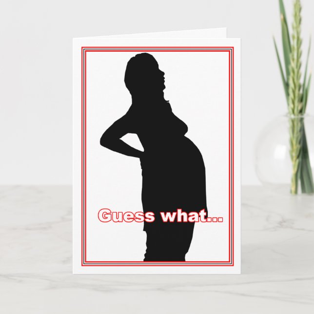 Faire-part Devinez quoi (Devant)