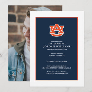 Faire-part Diplôme de l'Université d'Auburn - Auburn Tigers