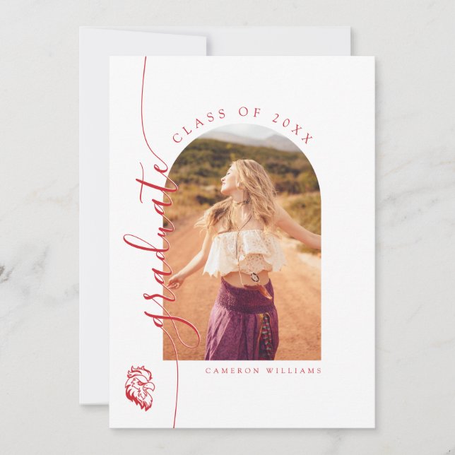 Faire-part Diplômé de l'Université d'État de Jacksonville (Devant)