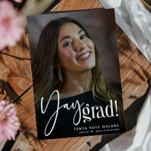 Faire-part Diplôme de photo de Yay Grad'