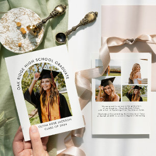 Faire-part Diplôme en Arche Multiphoto