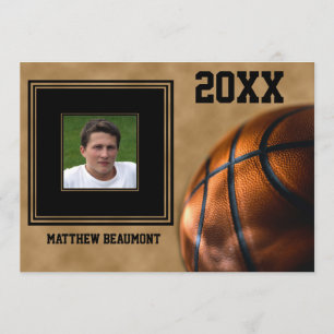Faire-part d'obtention du diplôme de basket-ball