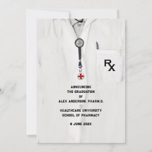 Faire-part d'obtention du diplôme de l'école de ph