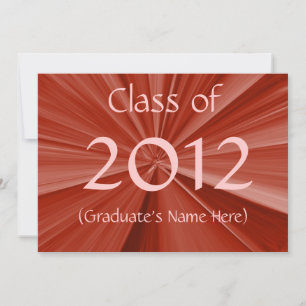 Faire-part d'obtention du diplôme en 2012
