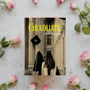 Faire-part d'obtention du diplôme en photographie