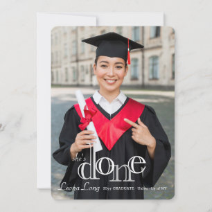 Faire-part d'obtention d'un diplôme de photographi