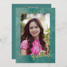 Faire-part d'obtention d'un diplôme de photographi