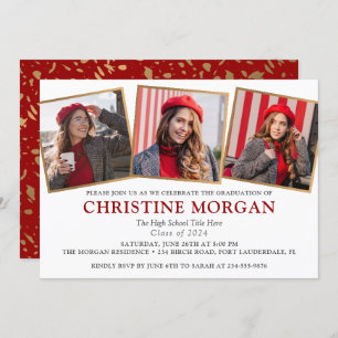 Faire-part d'obtention d'un diplôme d'études supér