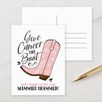 Donnez à Cancer la carte postale d'amorçage