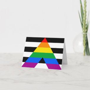 Faire-part Drapeau d'allié LGBTQ+