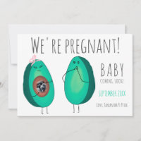 Drôle mignon avocado ultrasons grossesse photo