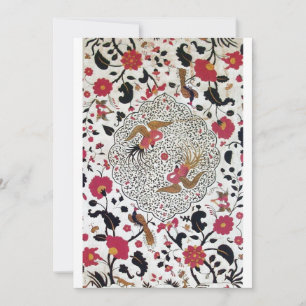 Faire-part EDEN, noir et blanc, rouge