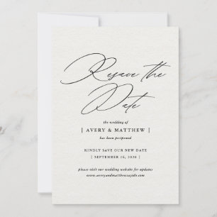 Faire-part Élégant Réservation de la Date de Mariage Minimali