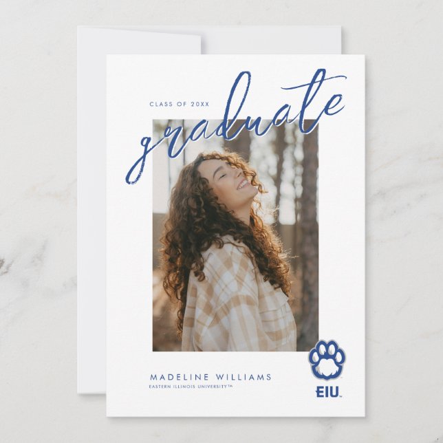 Faire-part Empreinte de panthère des Panthers de l'Eastern Il (Devant)