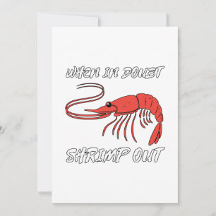 Faire-part En Doute, crevettes sortent
