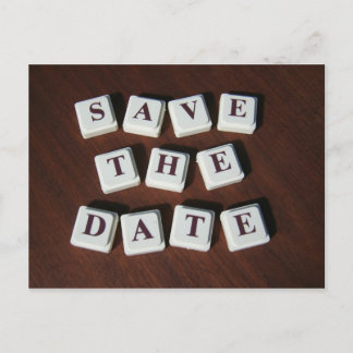 Faire-part Enregistrer la carte postale Date
