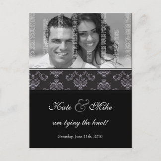 Faire-part Enregistrer la carte postale Date | E1