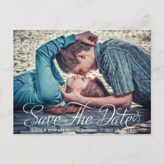 Faire-part Enregistrer la carte postale Date Photo