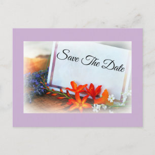 Faire-part Enregistrer la date Carte postale