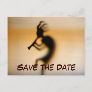 Faire-part Enregistrer La Date Carte Postale Photo Kokopelli