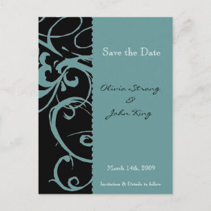 Faire-part Enregistrer la date - Carte postale Signet