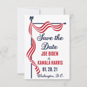 Faire-part Enregistrer la date d'ouverture Biden Harris