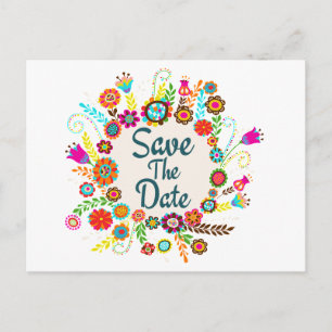 Faire-part Enregistrer l'invitation par carte postale Date