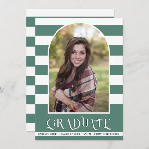 Faire-part Evening sea Class of 2023 arch photo graduation