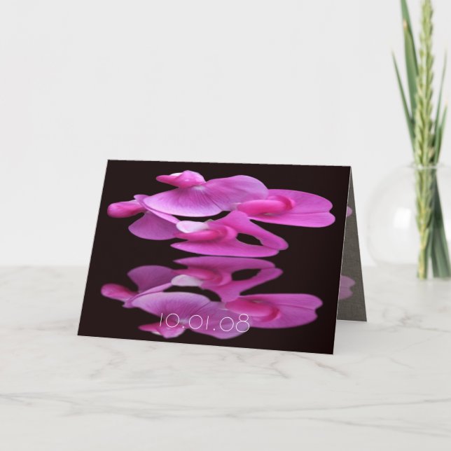 Faire-part Faites gagner la date - SweetPea (Devant)