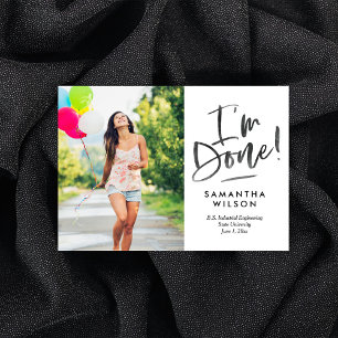 Faire-part Félicitations pour la remise des diplômes, invitat