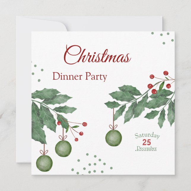 Faire-part Fête de Noël (Devant)