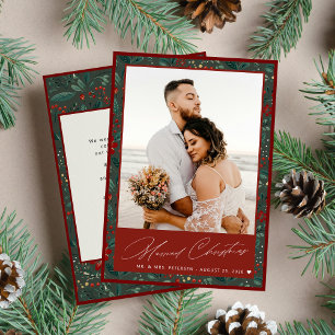 Faire-part Fête de Noël mariée