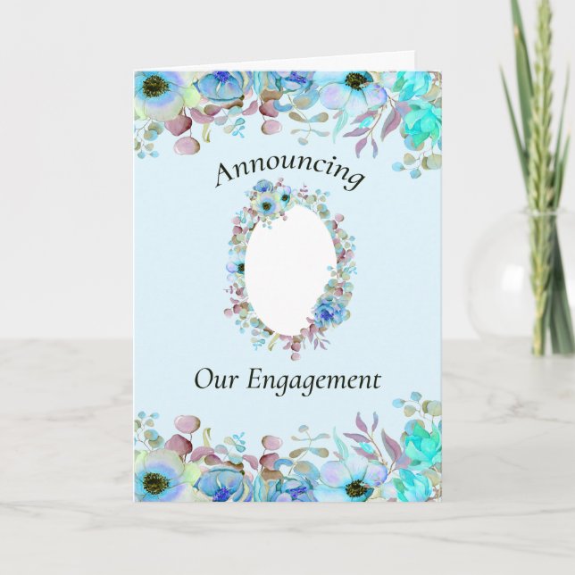 Faire-part fiançailles, Ajouter votre photo (Devant)