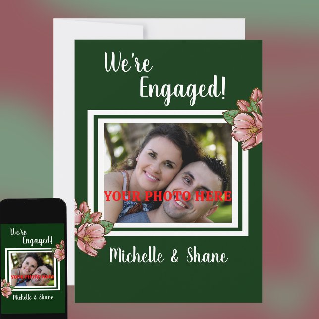 Faire-part Fiançailles photo (Créateur téléchargé)