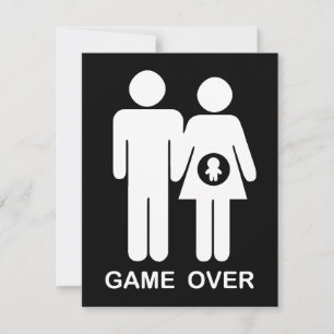 Faire-part Fin du jeu