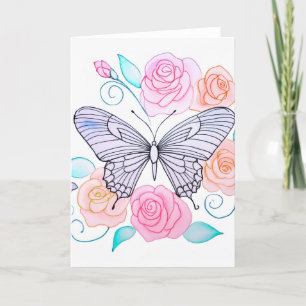 Faire-part Fleurs de pivoines
