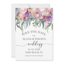 Fleurs de Protea Exotiques de couleur vive Enregis