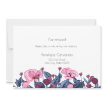 Fleurs sauvages bleus Dusty modernes que j’ai démé