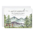 Forêt Rustique Montagne Nous avons déménagé Nouvel