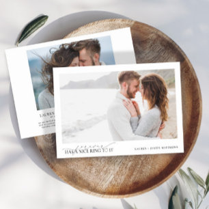 Faire-part Forever a une belle bague Elegant 2 Mariage photo