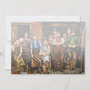 Faire-part Forgeron - Les Quincaillers de Maidenhead 1900